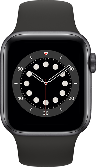 Apple Watch Series 6 40mm 32 GB in Space Gray Aluminum - Black